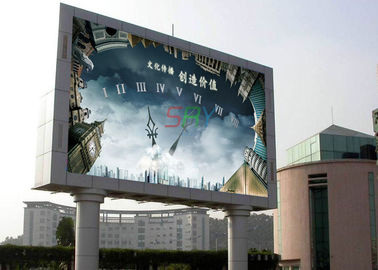 China Echada al aire libre el 12MM del pixel de la pantalla de la prenda impermeable LED de la cartelera de la columna doble LED proveedor