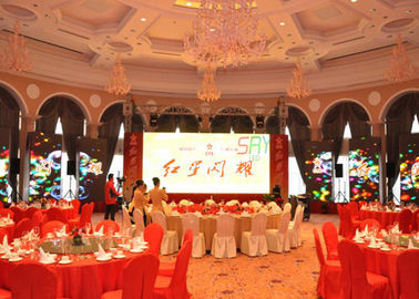 China Pared video interior de P7.62 SMD LED, exhibición orientada hacia el servicio delantera comercial proveedor