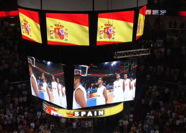 China Pantalla LED del perímetro del estadio de HD Digitaces, pantalla del perímetro LED de 6m m SMD proveedor