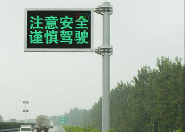 China Trafique alta pantalla LED verde/azul móvil de la exhibición de mensaje de la manera LED, sola de color proveedor