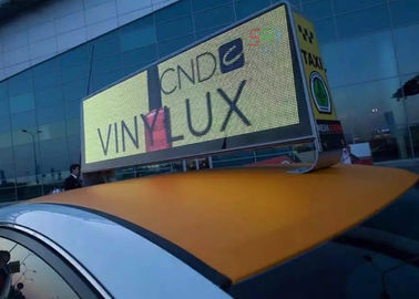 China Sistema inalámbrico 3G 960m m x 320m m de la pantalla LED a todo color del taxi de P 5m m proveedor