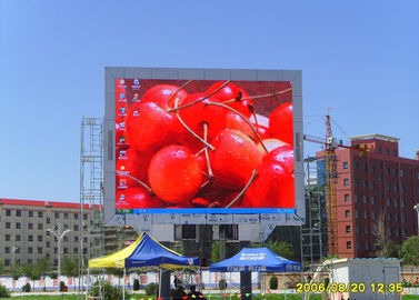 Pantalla LED grande de la prenda impermeable P16 de los parásitos atmosféricos, pared al aire libre del vídeo de 8000 liendres LED proveedor