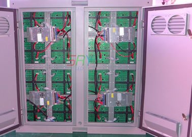 gabinete 8000cd/sqm de la pantalla de 1R1G1B IP65 P16 LED con el material de acero del gabinete proveedor