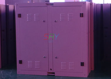 gabinete 8000cd/sqm de la pantalla de 1R1G1B IP65 P16 LED con el material de acero del gabinete proveedor