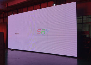 gabinete 8000cd/sqm de la pantalla de 1R1G1B IP65 P16 LED con el material de acero del gabinete proveedor