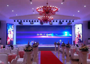 Pared video interior de P7.62 SMD LED, exhibición orientada hacia el servicio delantera comercial proveedor