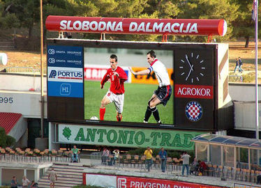 pantalla LED estática del perímetro del estadio de 8000 liendres, pantalla a todo color del estadio de fútbol proveedor