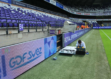 pantalla LED del perímetro del estadio de 2R1G1B P16 para el club del fútbol, tableros de publicidad de Tadium proveedor