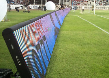 El móvil al aire libre LED defiende la pantalla LED de la publicidad del perímetro del RGB para el campo de fútbol proveedor