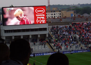 Pantalla LED del perímetro del estadio de HD Digitaces, pantalla del perímetro LED de 6m m SMD proveedor