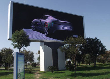 7500 cartelera al aire libre del gabinete de los liendres de la INMERSIÓN de acero LED del RGB P10 para la publicidad del borde de la carretera proveedor