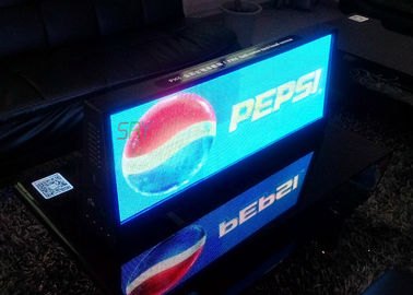 Echada inalámbrica P6mm del pixel de la pantalla del RGB LED de la pantalla LED del tejado del taxi de la prenda impermeable de HD proveedor