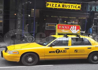 Tableros de mensajes electrónicos del alto brillo de la pantalla LED 960x320m m del taxi de la prenda impermeable P5 proveedor