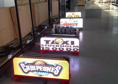 muestras constantes del tejado del taxi de la corriente LED del taxi LED del peso 25kg de la exploración al aire libre de la pantalla 1/8 proveedor