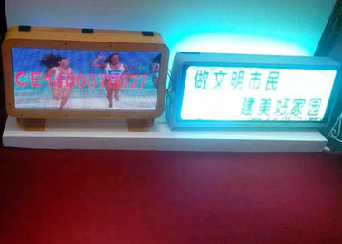 puntos de la pantalla LED 27777 del taxi de 3G SMD/pantalla móvil del tejado LED del coche de Sqm para hacer publicidad proveedor