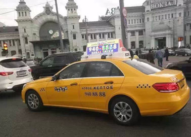 cartelera móvil inalámbrica de la pantalla LED 6500nits LED de 1R1G1B 3in1 para el taxi proveedor