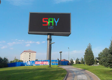 Pantallas al aire libre de la publicidad de la echada LED del pixel con el ángulo de visión grande, pantalla LED de 10m m proveedor