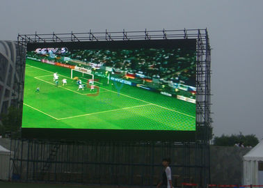 Pantallas al aire libre de la publicidad de la echada LED del pixel con el ángulo de visión grande, pantalla LED de 10m m proveedor