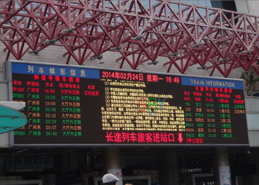 pantallas de aluminio de la publicidad de 1R1G1B LED para la estación del peaje, pantalla LED de la INMERSIÓN P10 proveedor