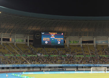 Pantalla LED al aire libre del perímetro del estadio IP65, marcador de la pantalla LED para el baloncesto proveedor