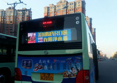 La pantalla LED a todo color del taxi GPRS/3G, pantalla LED inalámbrica del autobús sube proveedor