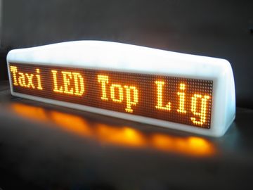 Pantalla LED móvil del taxi P10, 96 x 16 pantalla LED del multicolor del pixel IP65 proveedor
