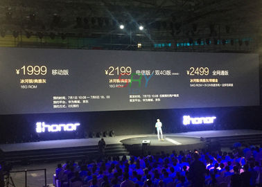 pantalla larga del alquiler LED de la vida útil de la pantalla LED de la publicidad de la echada del pixel de 2.5m m para la etapa proveedor