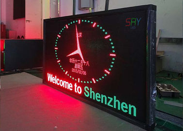 Exhibición de mensaje móvil impermeable del LED, pantalla LED programable del multicolor proveedor