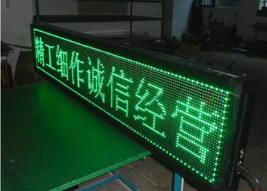 Trafique alta pantalla LED verde/azul móvil de la exhibición de mensaje de la manera LED, sola de color proveedor