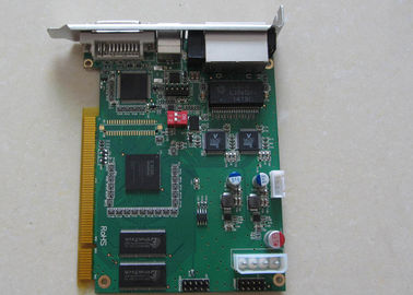 La pantalla del control LED de LINSN que envía la tarjeta DVI con el cable USB telegrafía libremente software del CD proveedor