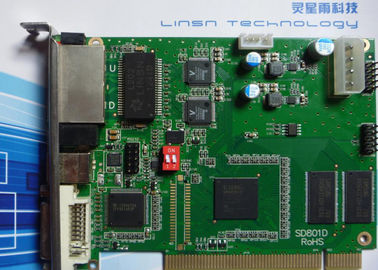 La pantalla del control LED de LINSN que envía la tarjeta DVI con el cable USB telegrafía libremente software del CD proveedor