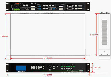 Accesorios a todo color de la pantalla LED de HDMI, procesador video de la pantalla del LED para el alquiler proveedor