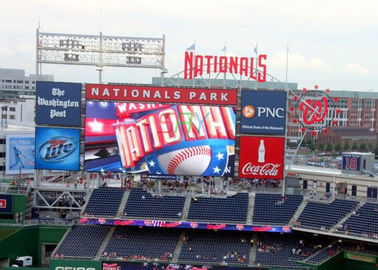 pantalla LED a todo color al aire libre de 10m m, pantalla del estadio LED del alto brillo proveedor