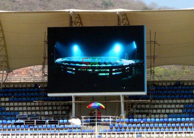 pantalla LED a todo color al aire libre de 10m m, pantalla del estadio LED del alto brillo proveedor
