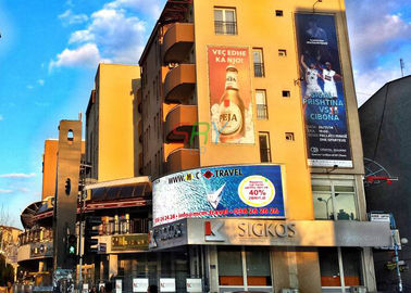 P10 pantalla LED a todo color al aire libre, carteleras de publicidad del lugar público LED proveedor