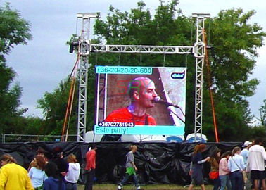 Vida útil de alquiler de la pantalla LED 100000hrs del anuncio publicitario 10m m LED de la cartelera al aire libre de DIP346 proveedor