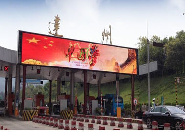 cartelera al aire libre a todo color de 16m m LED para la manera expresa, pantalla LED estática proveedor