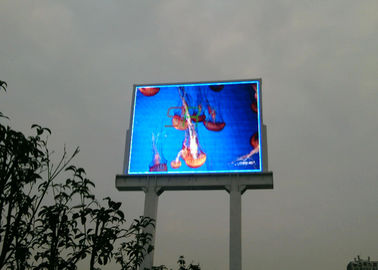 Echada al aire libre el 12MM del pixel de la pantalla de la prenda impermeable LED de la cartelera de la columna doble LED proveedor