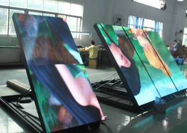 Fácil mantenga la exhibición de pared llevada del gabinete de pantalla LED IP65 P 10 a todo color al aire libre proveedor