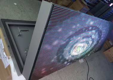 Fácil mantenga la exhibición de pared llevada del gabinete de pantalla LED IP65 P 10 a todo color al aire libre proveedor