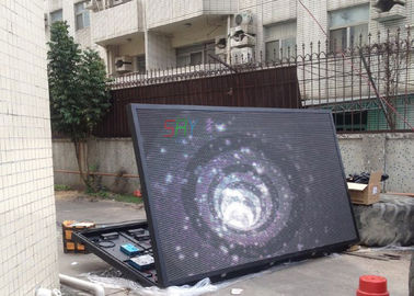 6500cd/el doble a todo color al aire libre de la pantalla LED del servicio delantero del sqm echó a un lado P10 el CE RoHS proveedor