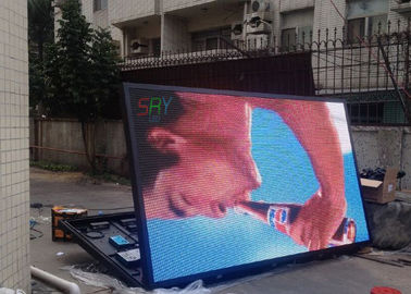 6500cd/el doble a todo color al aire libre de la pantalla LED del servicio delantero del sqm echó a un lado P10 el CE RoHS proveedor