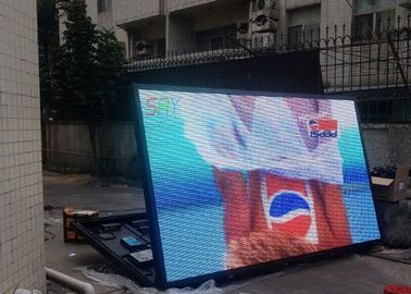 6500cd/el doble a todo color al aire libre de la pantalla LED del servicio delantero del sqm echó a un lado P10 el CE RoHS proveedor