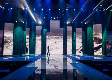 40000 puntos/Portable llevado interior a todo color de Epistar Smd de la exhibición de la imagen viva de Sqm proveedor