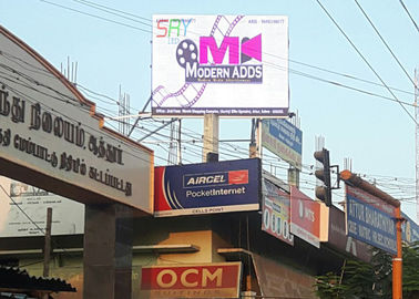 6500 cartelera al aire libre grande electrónica, publicidad de los liendres P5 LED de pantalla llevada de acceso frontal proveedor