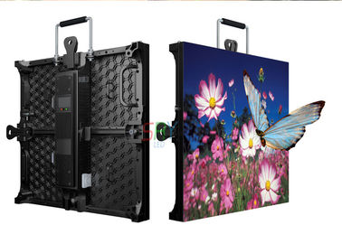 Estabilidad de alquiler delgada estupenda movible de la pantalla LED P3.9 con software llevado del estudio proveedor