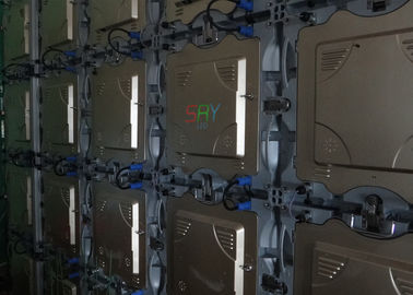 1/16 exhibición llevada pequeño alquiler de la echada P2.5 del pixel de la exploración HD al aire libre a presión aluminio de la fundición proveedor