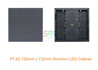 P7.62 de 732m m x de 732m m de pantalla LED del gabinete aluminio interior de la luz ultra proveedor