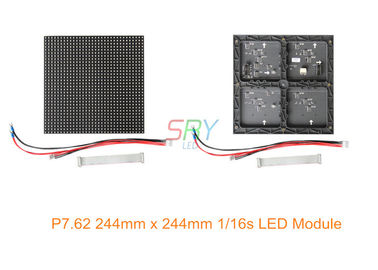 P7.62 exploración a todo color interior del módulo 1/16 de la pantalla LED de 244m m x de 244m m proveedor