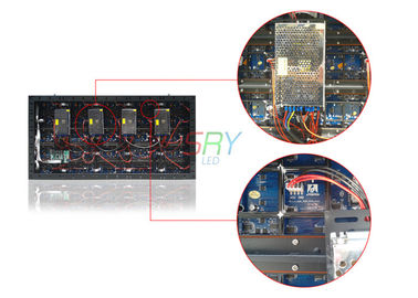 La publicidad delantera colgante de la exhibición de pared de IP65 LED P8 LED defiende la alta resolución del gabinete proveedor